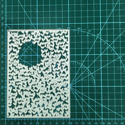 Inlovearts Hearts Background Board Cutting Dies