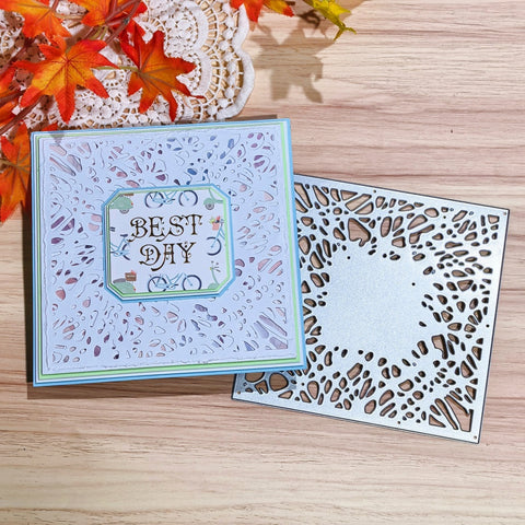 Inlovearts Irregular Cutouts Background Board Cutting Dies