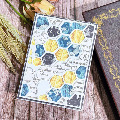 Inlovearts Honeycomb Background Board Cutting Dies
