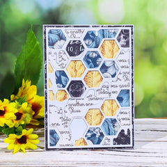 Inlovearts Honeycomb Background Board Cutting Dies