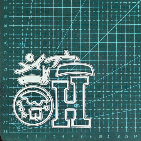 Inlovearts HO Word Cutting Dies