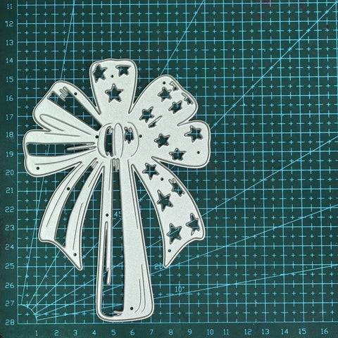 Inlovearts Stars and Stripes‌ Bowknot Cutting Dies