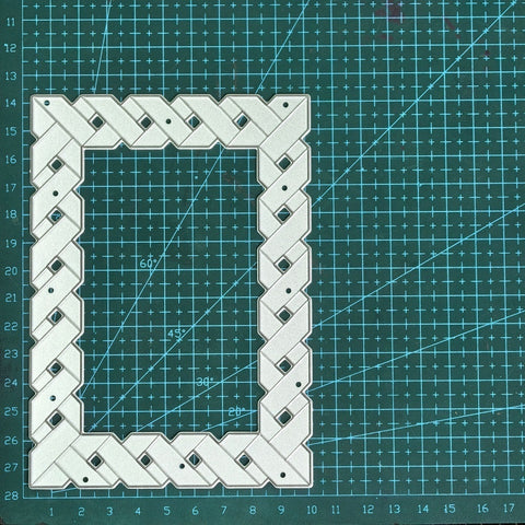 Inlovearts Woven Ribbon Background Board Cutting Dies