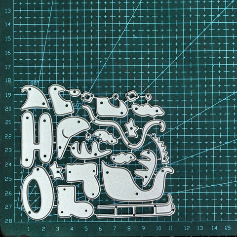Inlovearts HO with Christmas Elements Cutting Dies