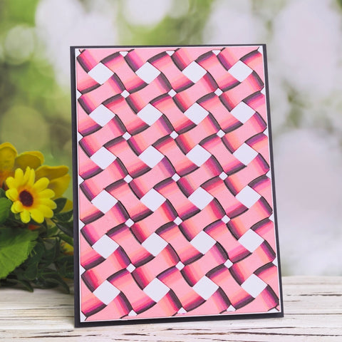 Inlovearts Ribbon Weaving Background Board Cutting Dies