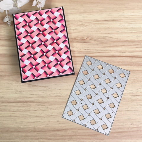 Inlovearts Ribbon Weaving Background Board Cutting Dies