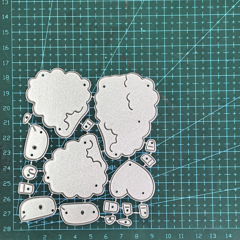 Inlovearts Sheep Cutting Dies