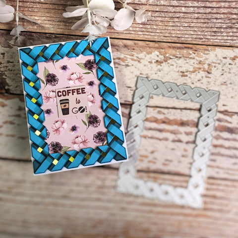 Inlovearts Woven Ribbon Background Board Cutting Dies