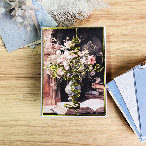 Inlovearts Amazing Grace Background Board Cutting Dies