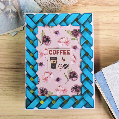 Inlovearts Woven Ribbon Background Board Cutting Dies