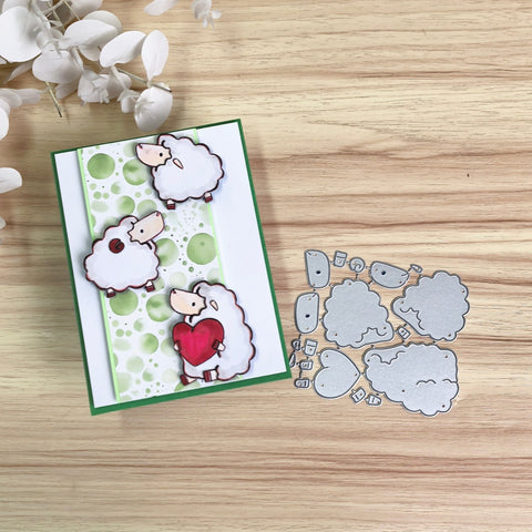 Inlovearts Sheep Cutting Dies