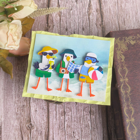 Inlovearts Summner Travel Seagull Cutting Dies