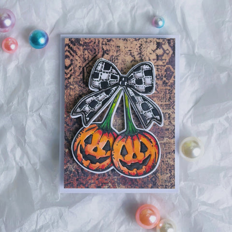 Inlovearts Pumpkin Cherry Cutting Dies