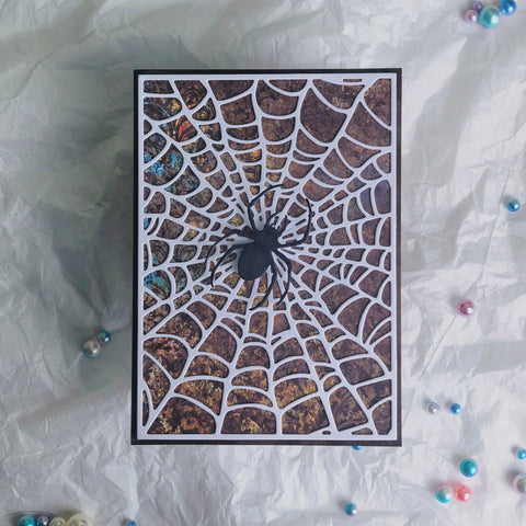 Inlovearts SpiderWeb Background Board Cutting Dies