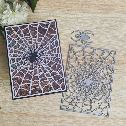 Inlovearts SpiderWeb Background Board Cutting Dies