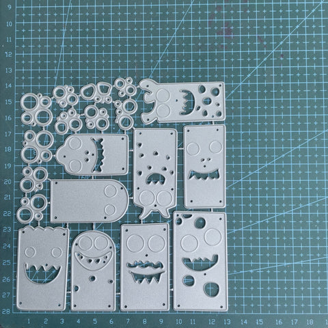 Inlovearts Monsters Cutting Dies