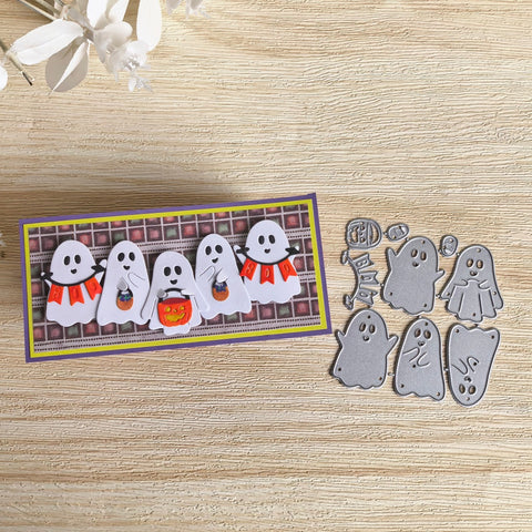 Inlovearts Halloween Ghosts Cutting Dies