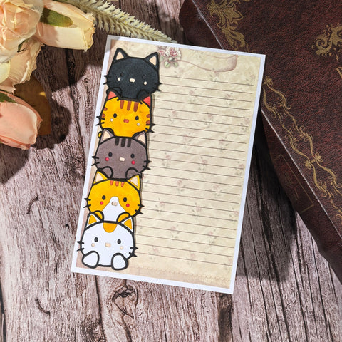 Inlovearts Christmas Tree with Cartoon Cats Cutting Dies