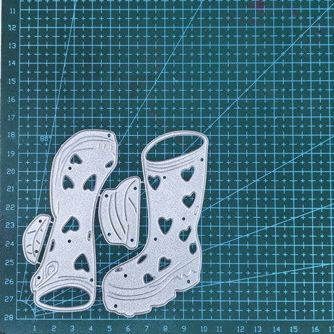 Inlovearts Rain Boots Cutting Dies