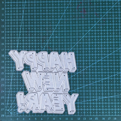 Inlovearts Happy New Year Word Cutting Dies