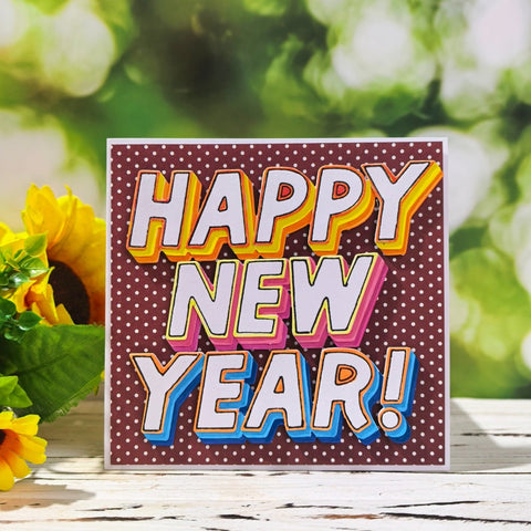 Inlovearts Happy New Year Word Cutting Dies