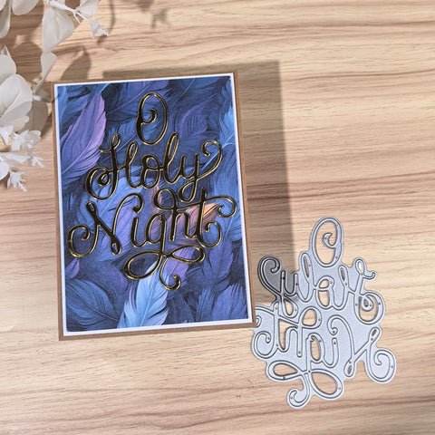 Inlovearts Holy Night Word Cutting Dies