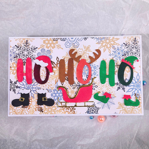 Inlovearts HO with Christmas Elements Cutting Dies