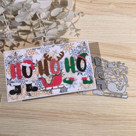 Inlovearts HO with Christmas Elements Cutting Dies