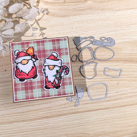 Inlovearts Christmas Gnomes Cutting Dies