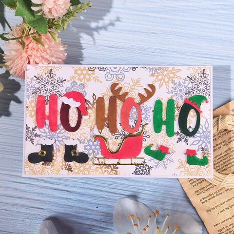 Inlovearts HO with Christmas Elements Cutting Dies