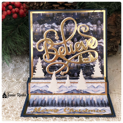 Inlovearts Believe Word Cutting Dies