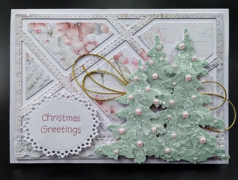 Inlovearts Staggered Lines Background Board Cutting Dies