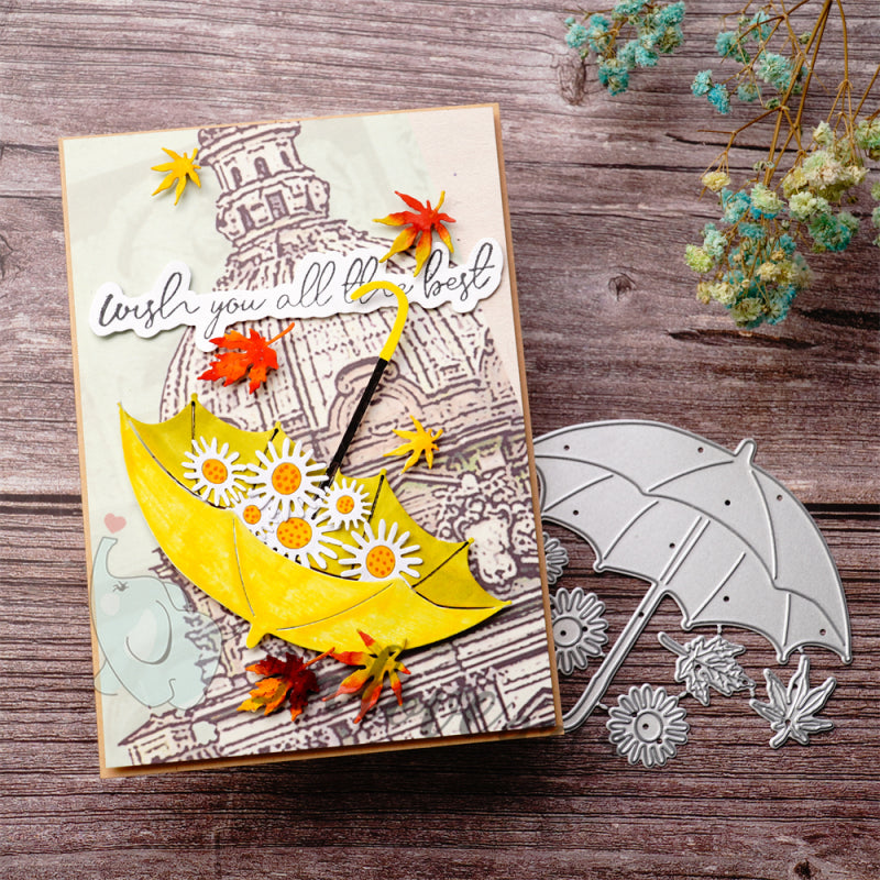 Inloveart Flower in the Umbrella Cutting Dies