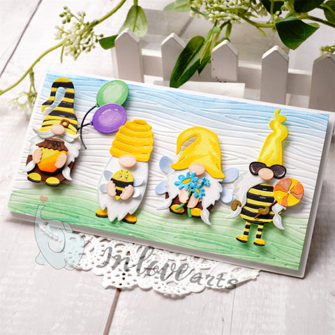 Inloveart Honey Bee Style Gnomes Cutting Dies