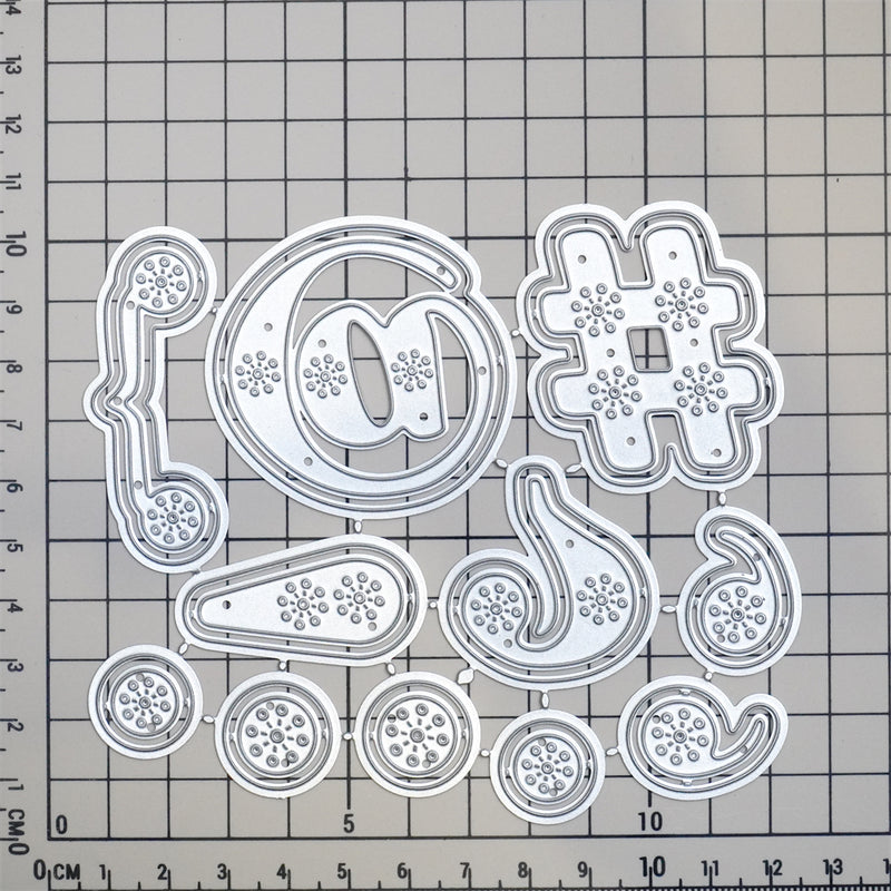 Inloveart Lace Pattern Symbol Cutting Dies