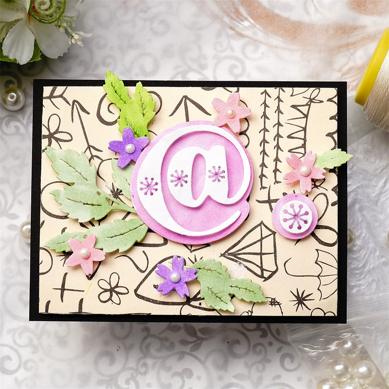 Inloveart Lace Pattern Symbol Cutting Dies
