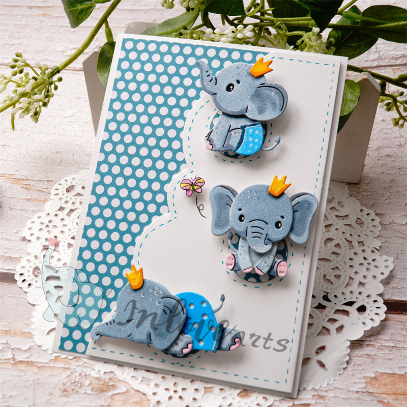 Inloveart Lovely Elephant Cutting Dies