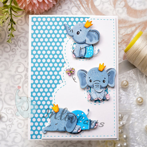 Inloveart Lovely Elephant Cutting Dies