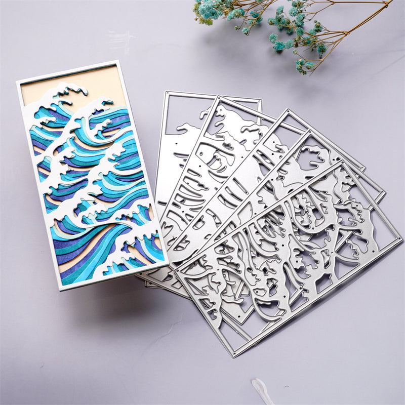 Inloveart Superimposed Background Board Cutting Dies