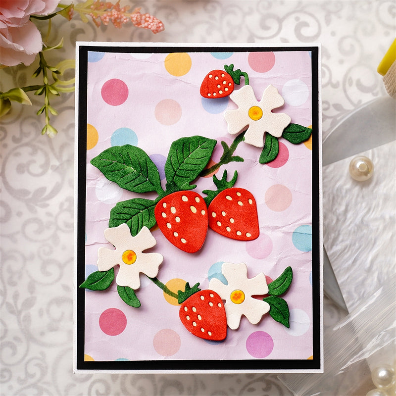 Inloveart Sweet Strawberry Cutting Dies