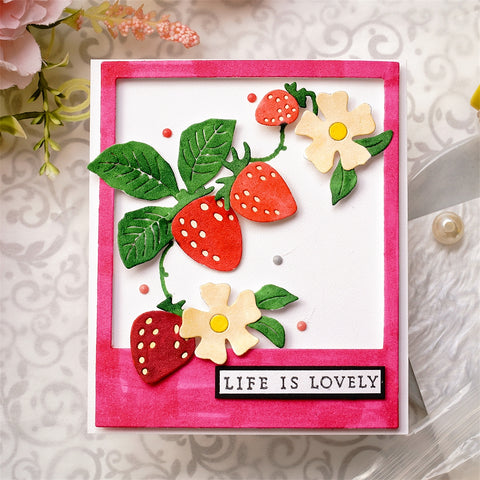 Inloveart Sweet Strawberry Cutting Dies