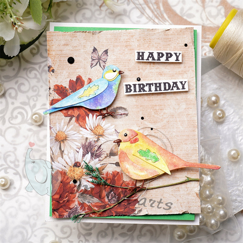 Inloveart Two Lovely Birds Cutting Dies