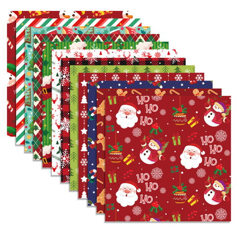 Inlovearts 24PCS 12" Celebrate Christmas Scrapbook & Cardstock Paper