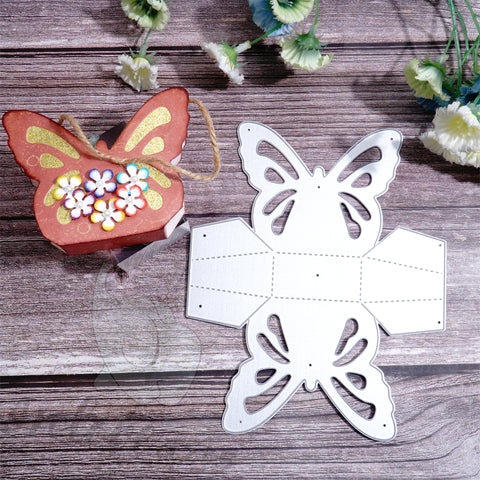 Inlovearts 3D Butterfly Box Cutting Dies