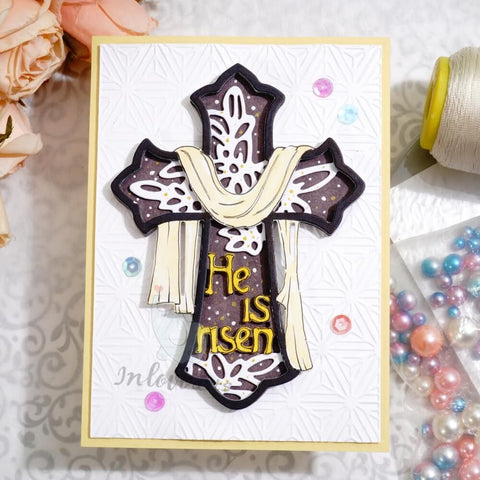 Inlovearts 4pcs Cross Border Cutting Dies