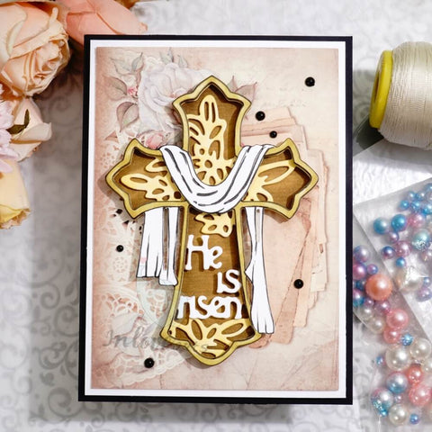 Inlovearts 4pcs Cross Border Cutting Dies