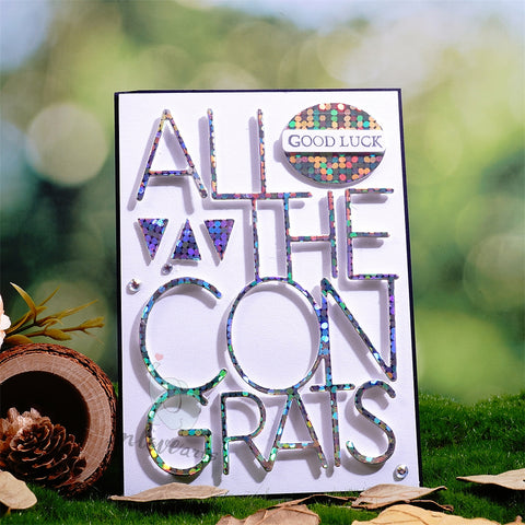 Inlovearts "ALL THE CONGRATS" Cutting Dies