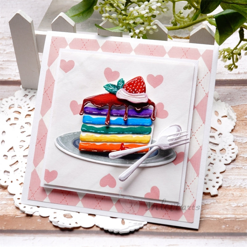 Inlovearts A Plate of Cake Cutting Dies