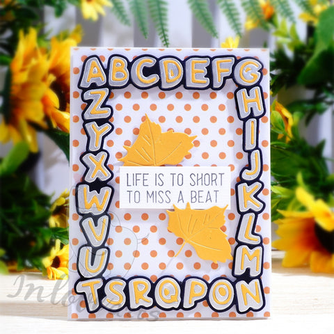 Inlovearts Alphabet Frame Cutting Dies