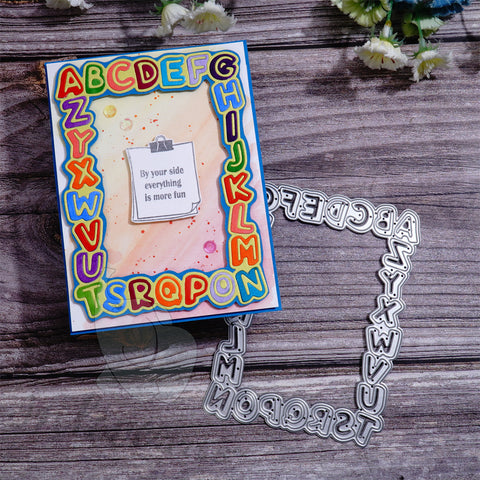 Inlovearts Alphabet Frame Cutting Dies